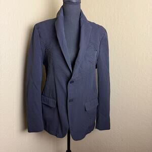 Calvin Klein 42R Black Stretch Travel Blazer Sport Coat Nylon Spandex Jacket